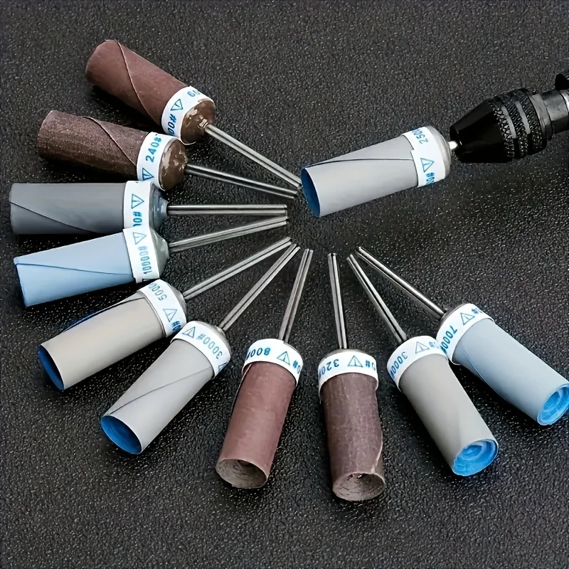 Jewelry Making Rotary Tool - 3-7 قطع أعواد ورق صنفرة بدرجة