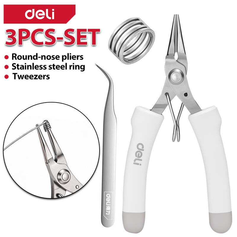 Jewelry Making Round Nose Pliers - كماشة ذات رأس دائري من الفولاذ