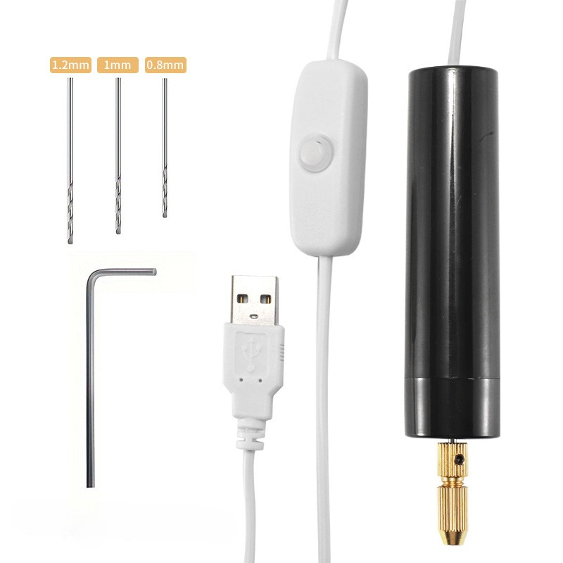 Jewelry Making Rotary Tool - مثقاب كهربائي صغير يعمل بمنفذ USB،