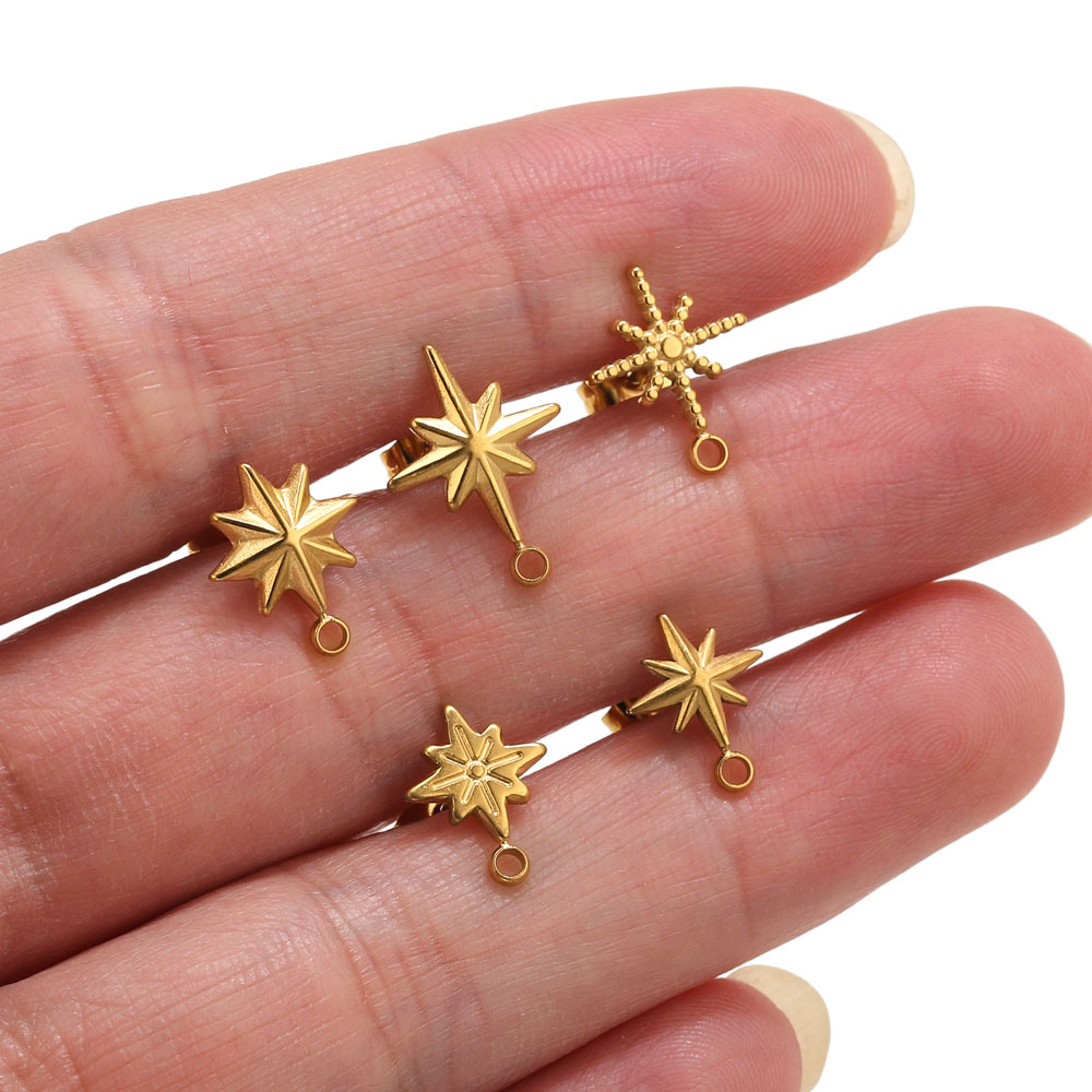 Jewelry Making Tutorial - 6 قطع من أقراط النجوم المصنوعة