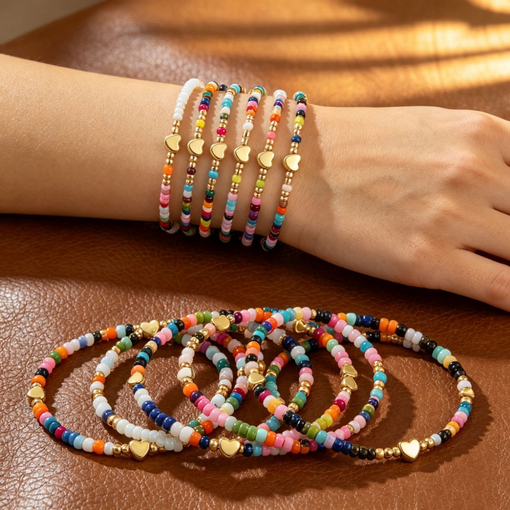 Jewelry Making Kits For Girls - مجموعة من 7 قطع من الأساور