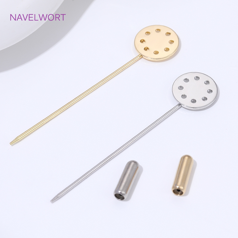 14K مطلية بالذهب بروش طويل دبا - مراجعة Jewelry Making Tray وسعره