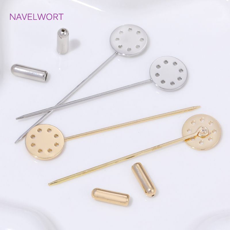 14K مطلية بالذهب بروش طويل دبا - مراجعة Jewelry Making Tray وسعره