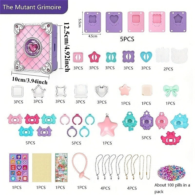 مجموعة صانع الملصقات ثلاثية ال - مراجعة Jewelry Making Kits For Girls وسعره