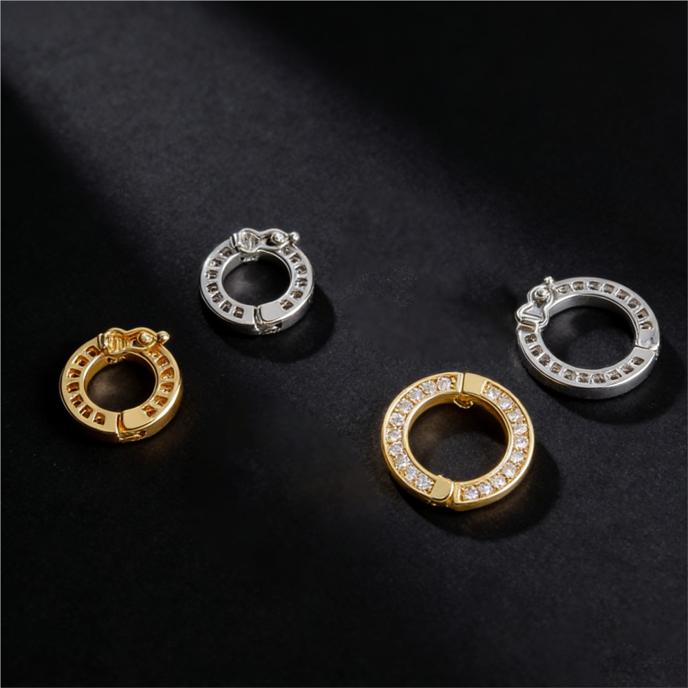 قطعتان من مشابك اللؤلؤ الدائري - مراجعة Jewelry Making Brass وسعره