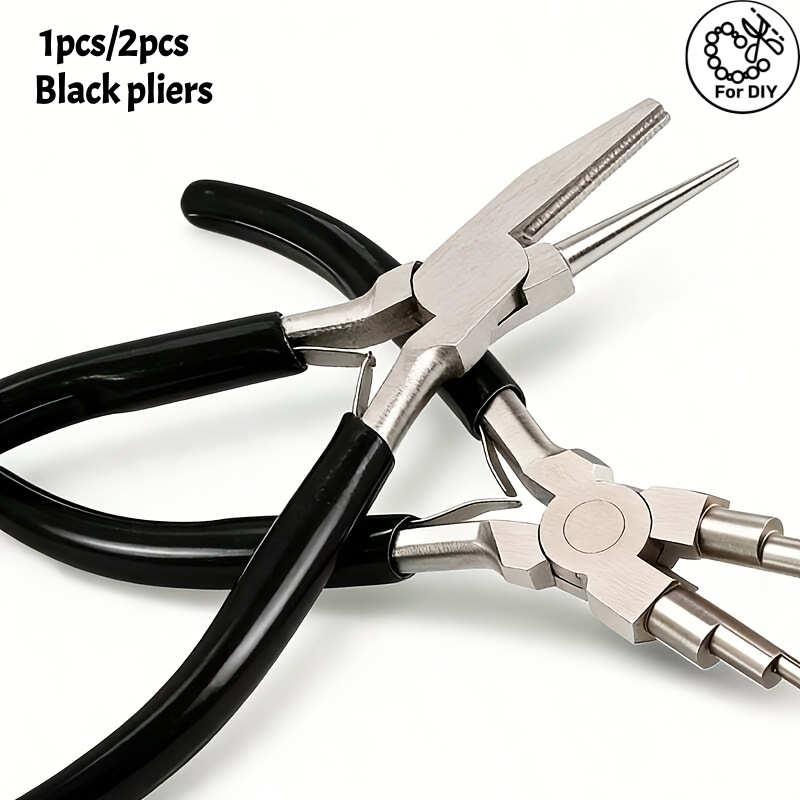1 قطعة/2 قطع كماشة سوداء، أدوا - مراجعة Jewelry Making Pliers Set وسعره