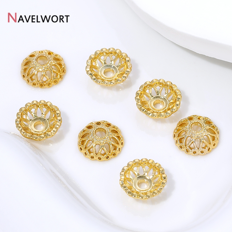 أغطية خرزية على شكل زهرة من ال - مراجعة Bead Cap Flower وسعره