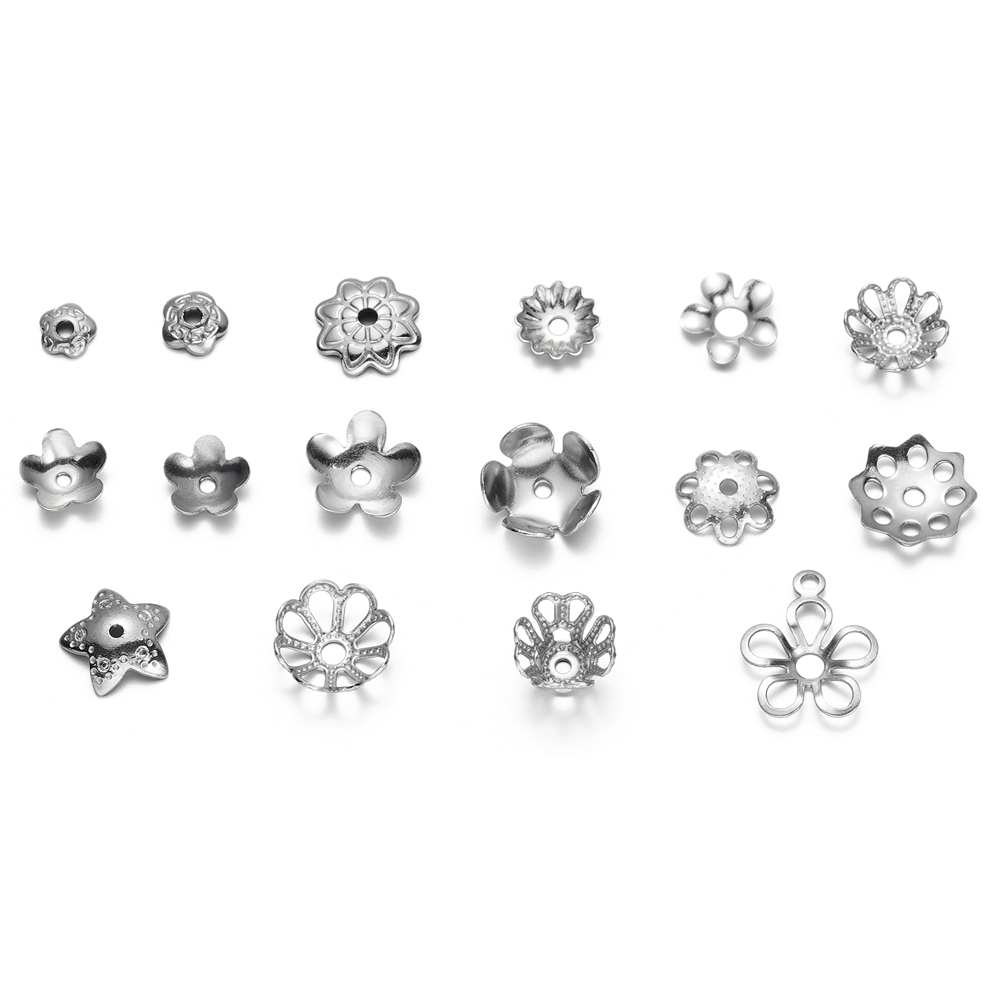 20/50 قطعة/مجموعة، 15 نمطًا من - مراجعة Bead Cap Flower وسعره
