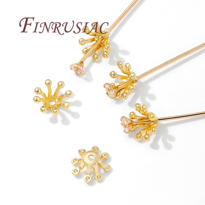 أغطية خرز على شكل زهرة مطلية ب - مراجعة Bead Cap Flower وسعره