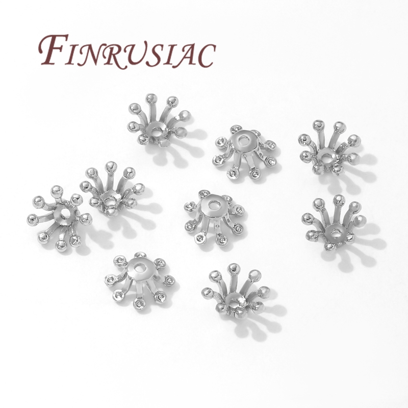 أغطية خرز على شكل زهرة مطلية ب - مراجعة Bead Cap Flower وسعره