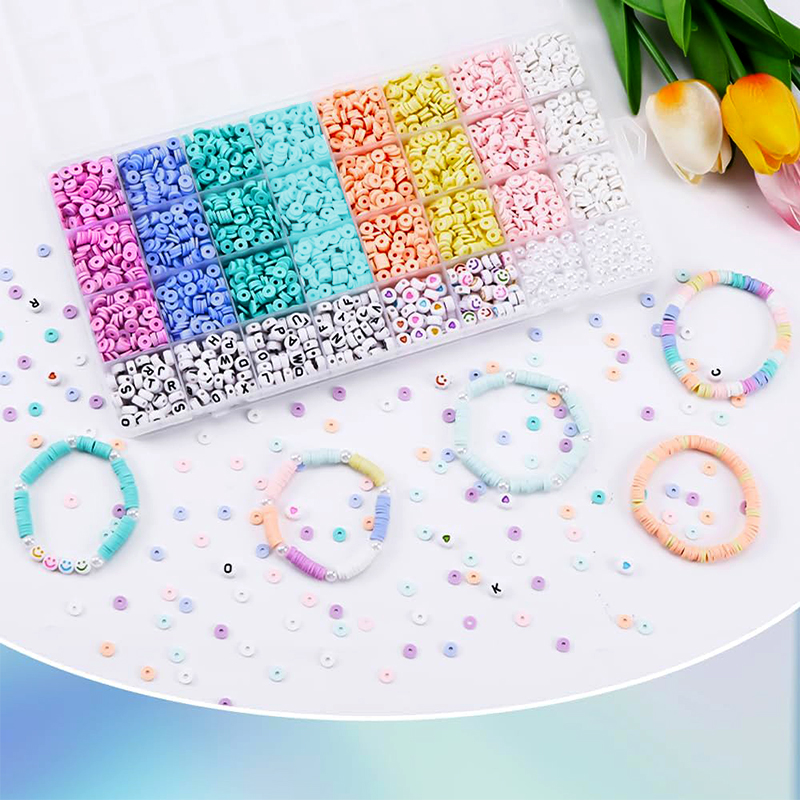 طقم صنع أساور من الخرز الطيني، - مراجعة Jewelry Making Kits For Girls وسعره
