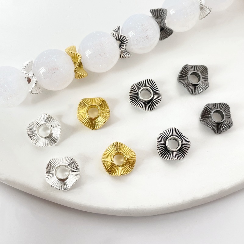 50 قطعة 6-10 مللي متر غير النظ - مراجعة Bead Cap Flower وسعره
