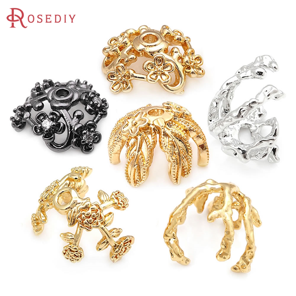 حبات نحاسية على شكل زهرة للنسا - مراجعة Bead Cap Flower وسعره