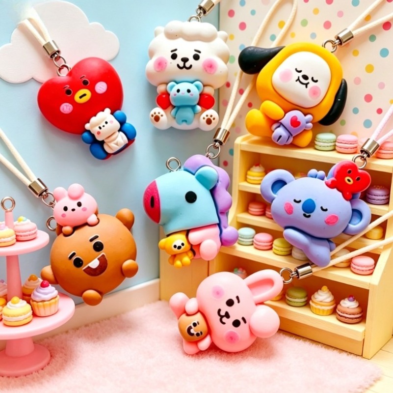 7 قطع من إكسسوارات BT21 الكرتو - مراجعة Jewelry Making Accessories وسعره