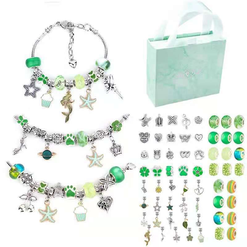 سوار Charm صنع عدة DIY بها بنف - مراجعة Jewelry Making Kits For Girls وسعره