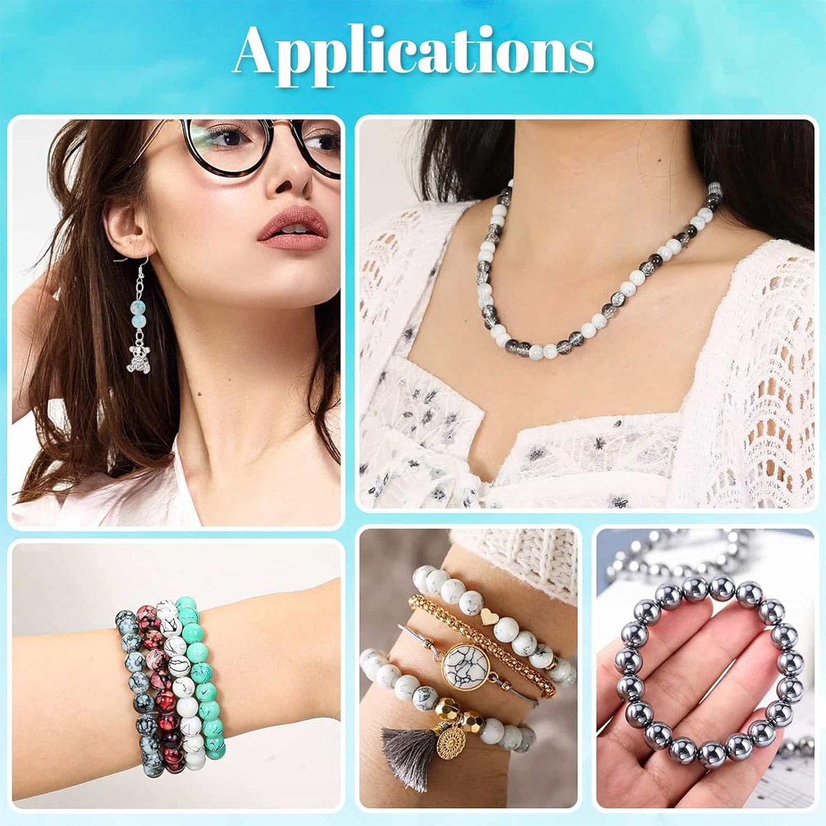 الأحجار الطبيعية الأحجار الكري - مراجعة Jewelry Making Kits For Girls وسعره