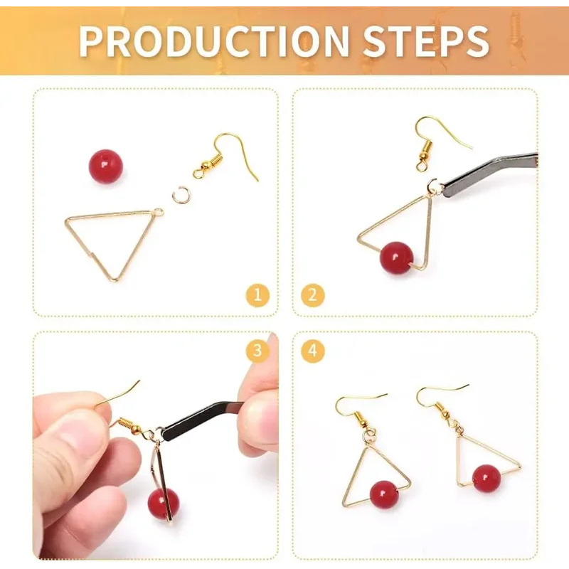 100/500 قطعة Findings بها بنفس - مراجعة Jewelry Making Accessories وسعره