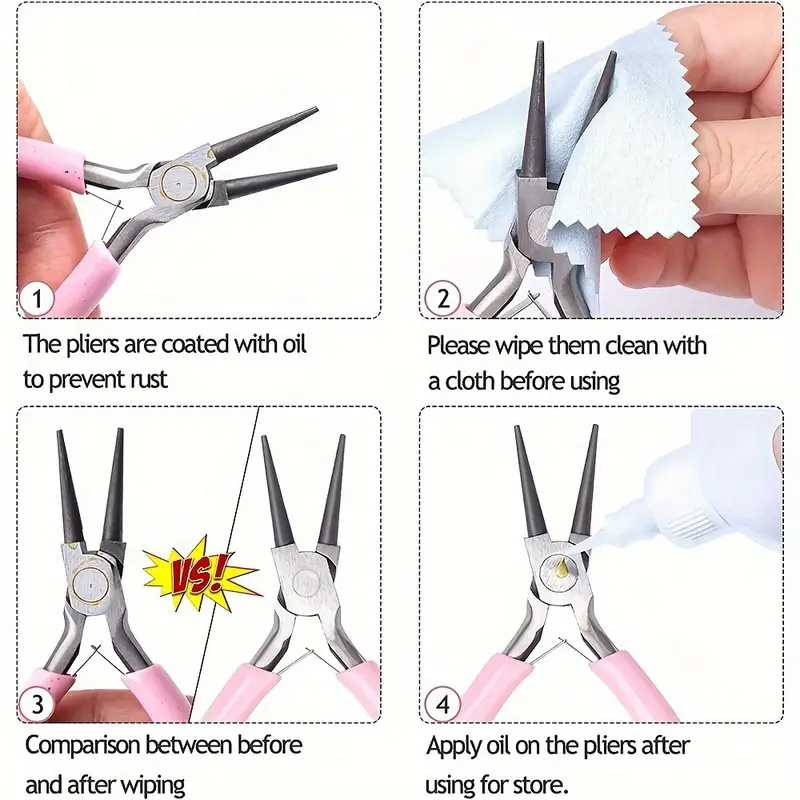 مجموعة كماشة صنع المجوهرات مكو - مراجعة Jewelry Making Round Nose Pliers وسعره