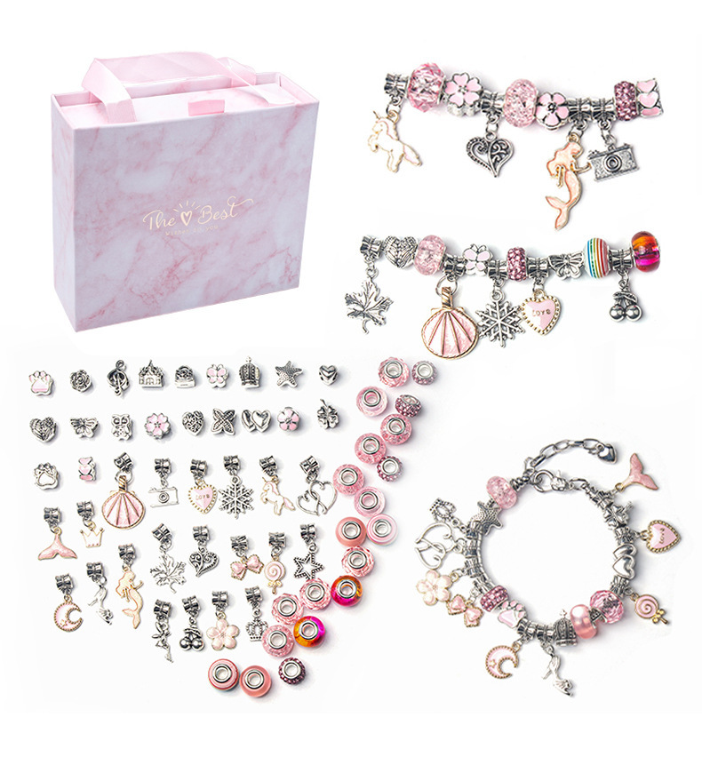 حبات حروف مضفرة سهلة لصنع المج - مراجعة Jewelry Making Kits For Girls وسعره