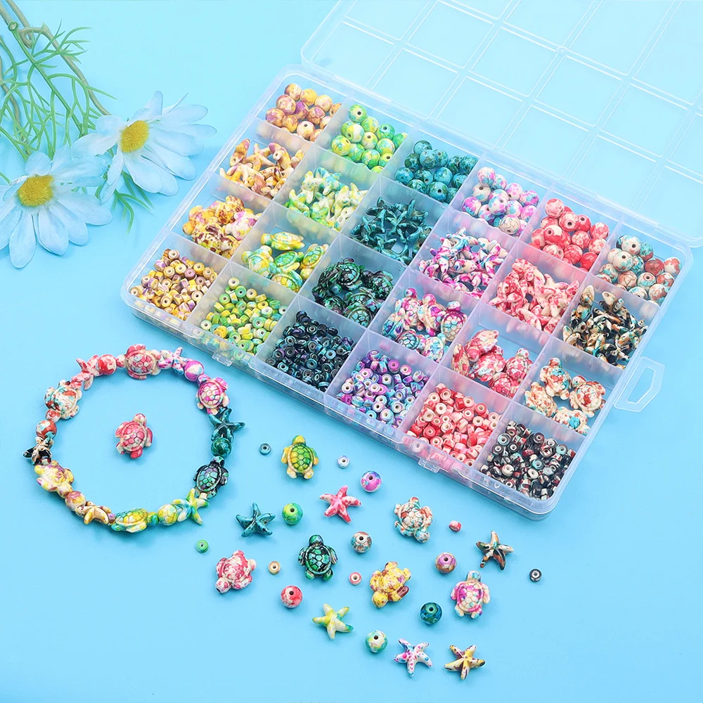6/46/558 قطعة مجموعة الخرز وال - مراجعة Jewelry Making Birthday Party وسعره