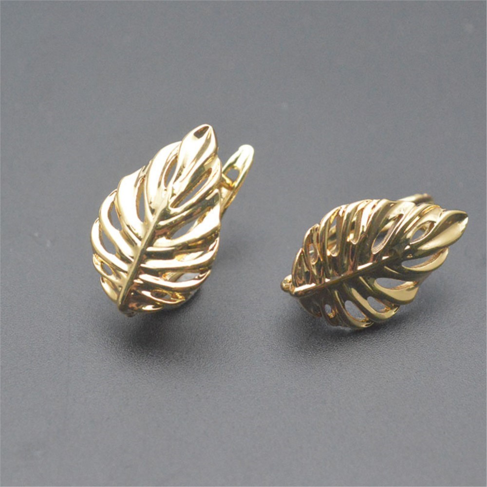 1/2 قطعة من مشابك الأقراط على  - مراجعة Jewelry Making Brass وسعره