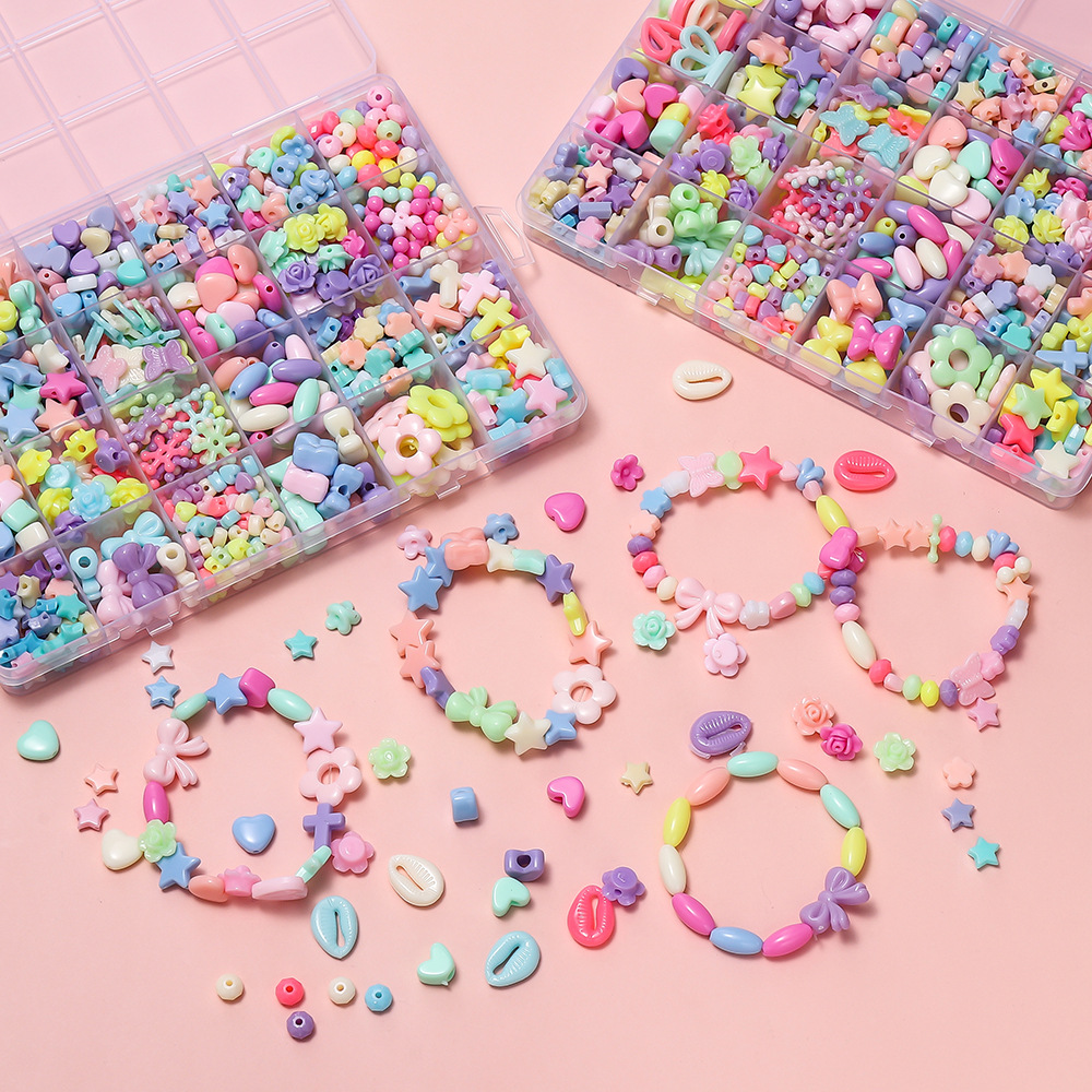 صندوق واحد من الخرز الأكريليك  - مراجعة Jewelry Making Birthday Party وسعره