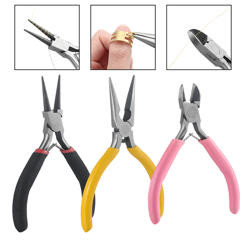 3 قطعة/المجموعة 3 أنماط مجوهرا - مراجعة Jewelry Making Round Nose Pliers وسعره